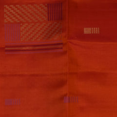 Pure silk Brick Red Saree with Blouse