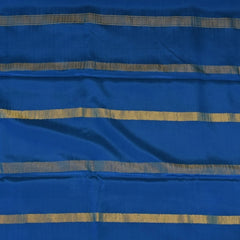 Mysore Crepe Silk Royal Blue Saree