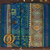 Rajkot Patola Navy Blue Saree with Blouse