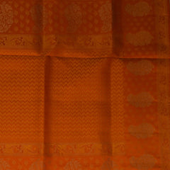 Pure silk Burnt Copper Saree with Blouse