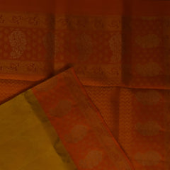Pure silk Burnt Copper Saree with Blouse
