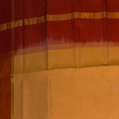 silk cotton cream saree with red boarder