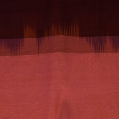 Silk cotton light pink saree with violet boarder