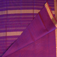Silk cotton shot grape wine saree with blouse