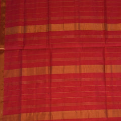 Kanchi Silk cotton shocking pink saree with blouse