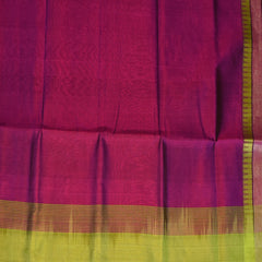 Silk cotton green saree with blouse