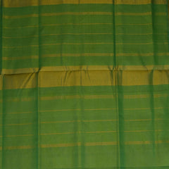Silk cotton pista green saree with blouse