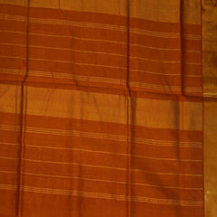 Silk cotton shot gold saree with blouse