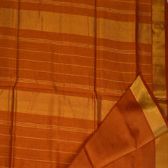 Silk cotton shot gold saree with blouse