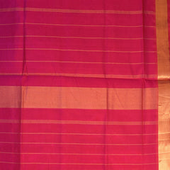 Silk cotton ash gray saree with jari boarder