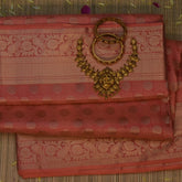 Pure silk Rustic Brown Saree with Blouse