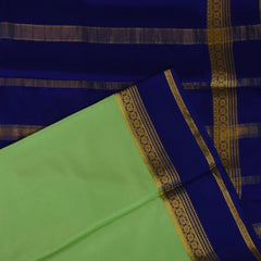 Mysore Crepe Silk Mint Green Saree