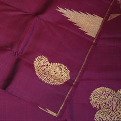 Kanchivaram Pure Silk Magenta Saree