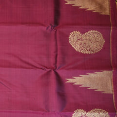 Kanchivaram Pure Silk Magenta Saree