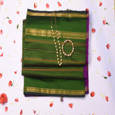 semi cotton saree olive green saree with blouse
