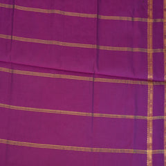 Silk Cotton Gray saree with Jari Boarder