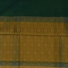 Banarasi Rangkat Cotton Mustard Yellow Saree with Blouse