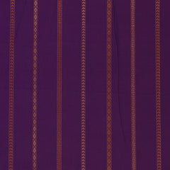 Semi Cotton violet saree with gap boarder