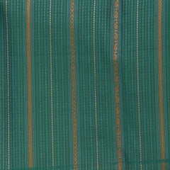 Semi Cotton Green saree with blouse