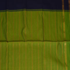 Semi Cotton Green saree with blouse