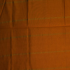 Semi cotton deep green saree with blouse