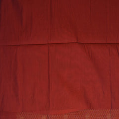 Semi Cotton Maroon saree with blouse
