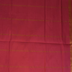 Semi Cotton Cream saree with baby pink boarder