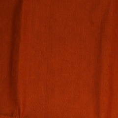 Semi Cotton Orange saree with Jari boarder