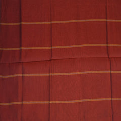 Silk cotton maroon saree with blouse