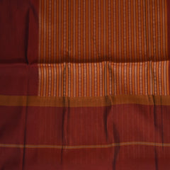 Silk cotton maroon saree with blouse