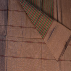 Silk cotton mauve saree with blouse