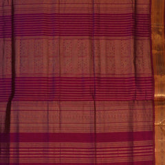 Silk cotton black saree with jari boarder