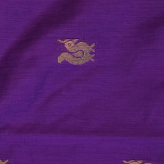 Ilkal Cotton Silk Magenta Saree With Yellow Zari Border