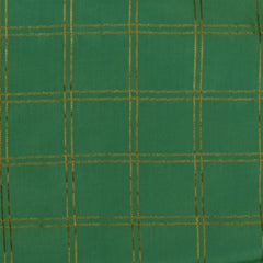 Mysore Crepe Silk Teal Green Saree