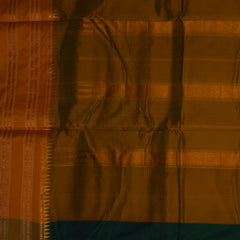 Ilkal Silk Teal Green Saree with Blouse