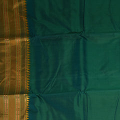 Ilkal Silk Teal Green Saree with Blouse