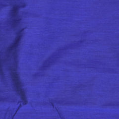 Ilkal Cotton Silk Blue Saree Rust Brown Border