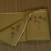Olive Drab Kota Saree with Ethnic Simplicity