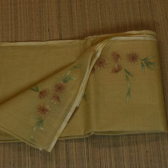 Olive Drab Kota Saree with Ethnic Simplicity