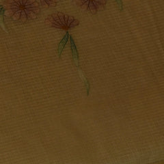 Olive Drab Kota Saree with Ethnic Simplicity