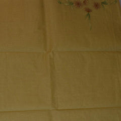 Olive Drab Kota Saree with Ethnic Simplicity