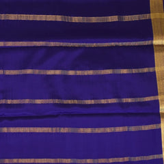 Mysore Crepe Silk Navy Indigo Saree