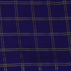 Mysore Crepe Silk Navy Indigo Saree