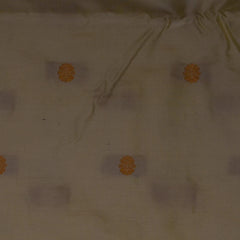 Ilkal Gadwal Silk Paithani Pallu Cream Saree Jari Boarder with Blouse