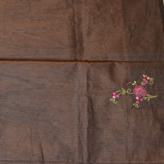 Dark Brown Kota Saree for a Sophisticated Look