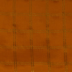 Mysore Crepe Silk Amber Orange Saree