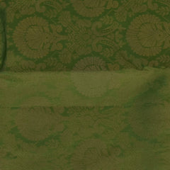 Pure silk Olive Green Saree with Blouse