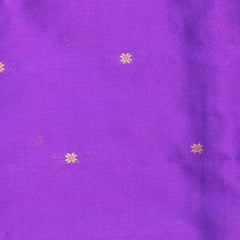 Ilkal Pure Silk Violet Saree With Pink Border