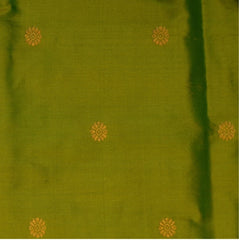 Ilkal Gadwal Silk Paithani Pallu Rama Green Saree Jai Boarder with Blouse