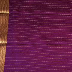 Mysore Crepe Silk Dark Orchid Saree
